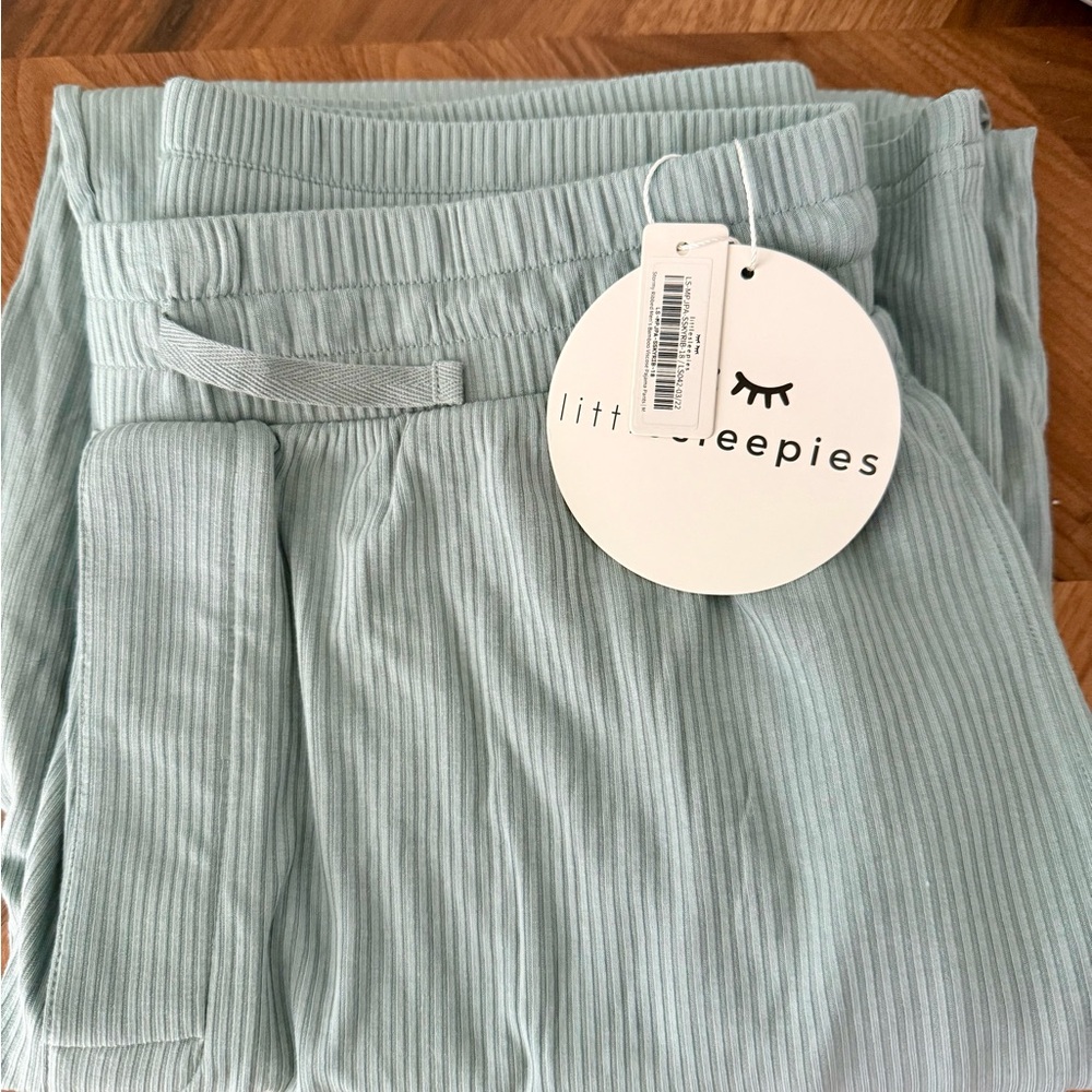Little Sleepies Stormy Ribbed Pajama Pants M